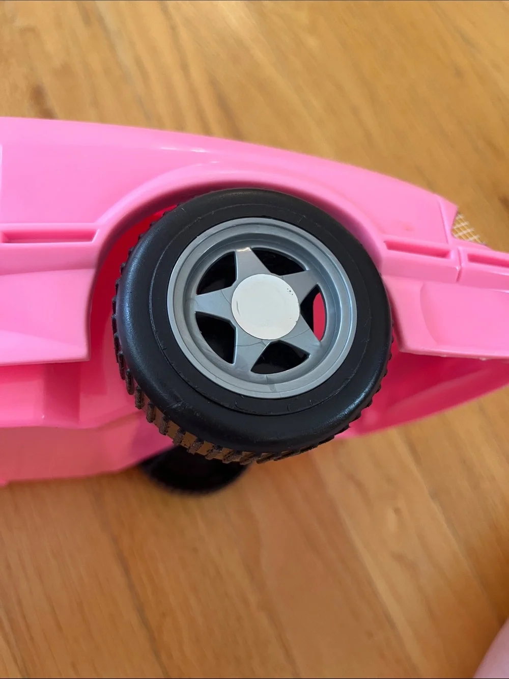 1993 Mattel Barbie Car Ford Mustang Convertible Pink & White
